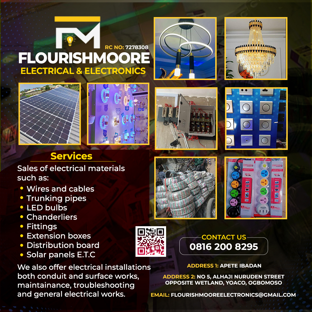 Flourishmore Electricals Branding